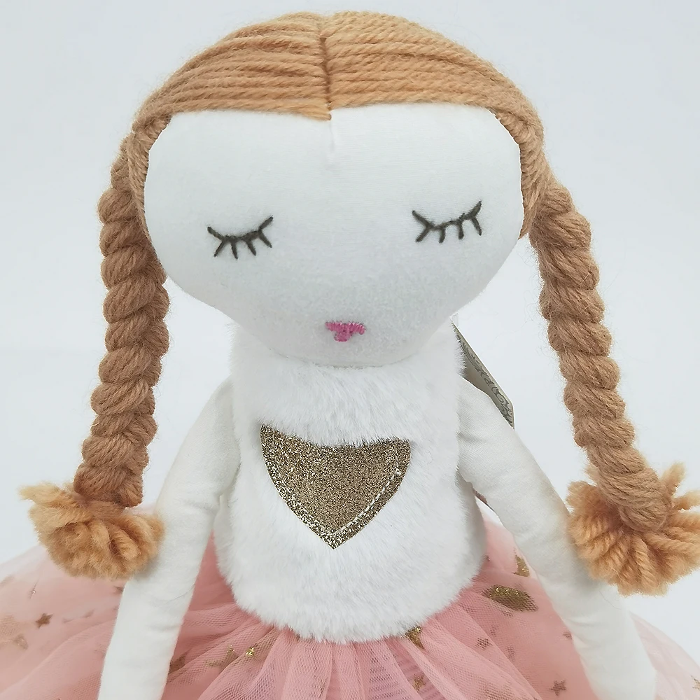 new Linda doll cuddle toy kids comforter toy sweet long leg girl doll sleeping mate angel fairy toy