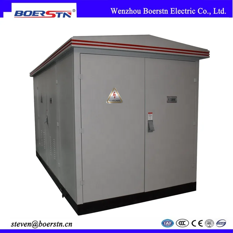 Outdoor Electrical Container Type Compact Power Transformer Substations 11KV 15KV 20KV 500KVA 630KVA 800KVA 1000KVA