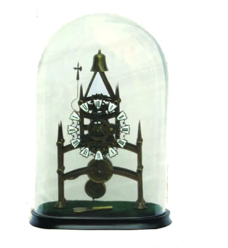 Стильные старинные латунные овальные куполообразные часы/часы