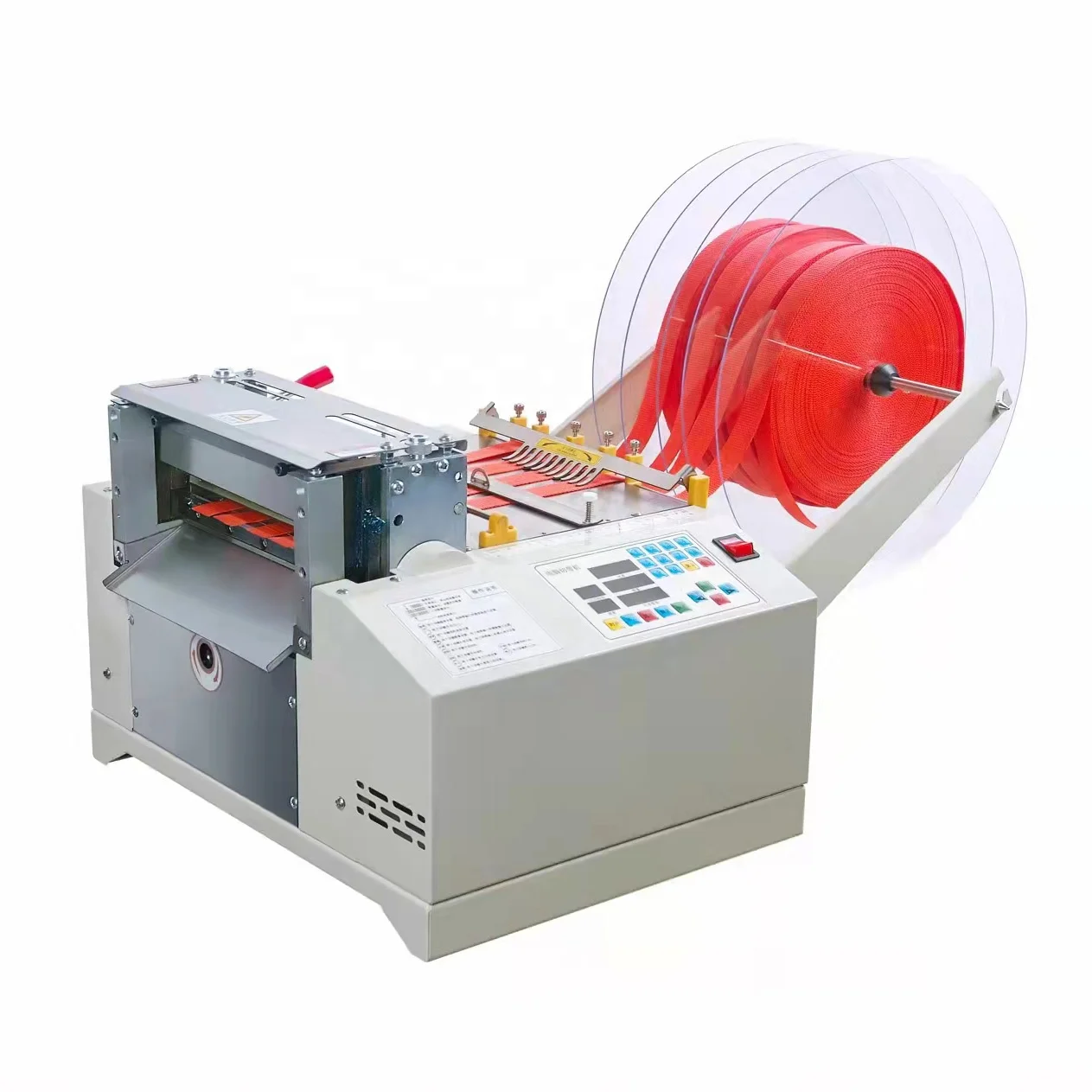 Многофункциональная машина для холодной резки ткани размером 250 мм, широкая Автоматическая компьютерная машина для резки ленты