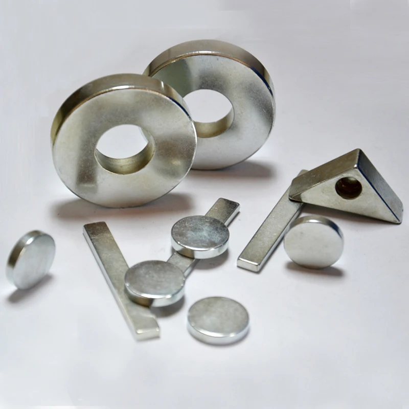 Custom Shape Curved Triangle Irregular Strong Permanent N48 N42 Trapezoid Wedge Neodymium Magnets For Wind Turbine Generator