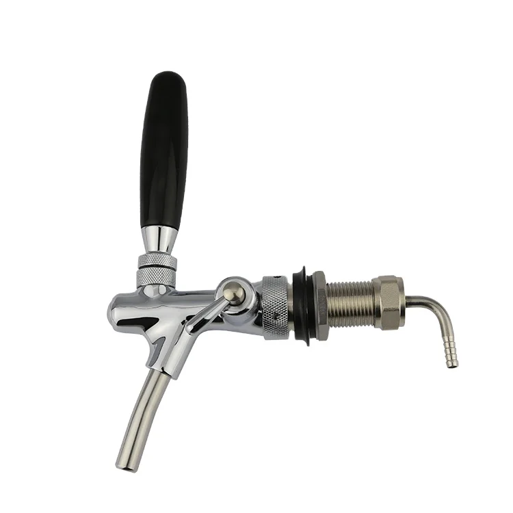 flow control beer faucet chrome plated color