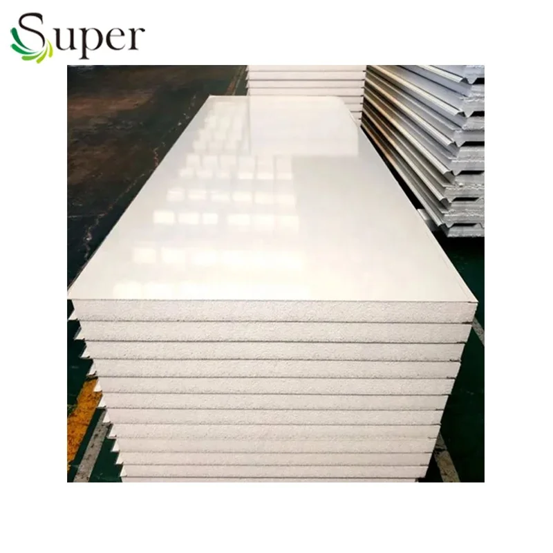 
Sandwich panel roof tile price/color steel Styrofoam eps sandwich exterior wall panel 