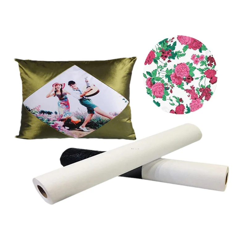 QY Wholesale Easy To Transfer Sublimation Blank Paper 1118 Mm Roll For Textile