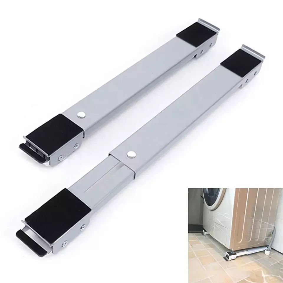Hot Sale Practical Washing Machine Holder Universal Fridge Stand Movable Refrigerator Floor Trolley Adjustable Base Bracket