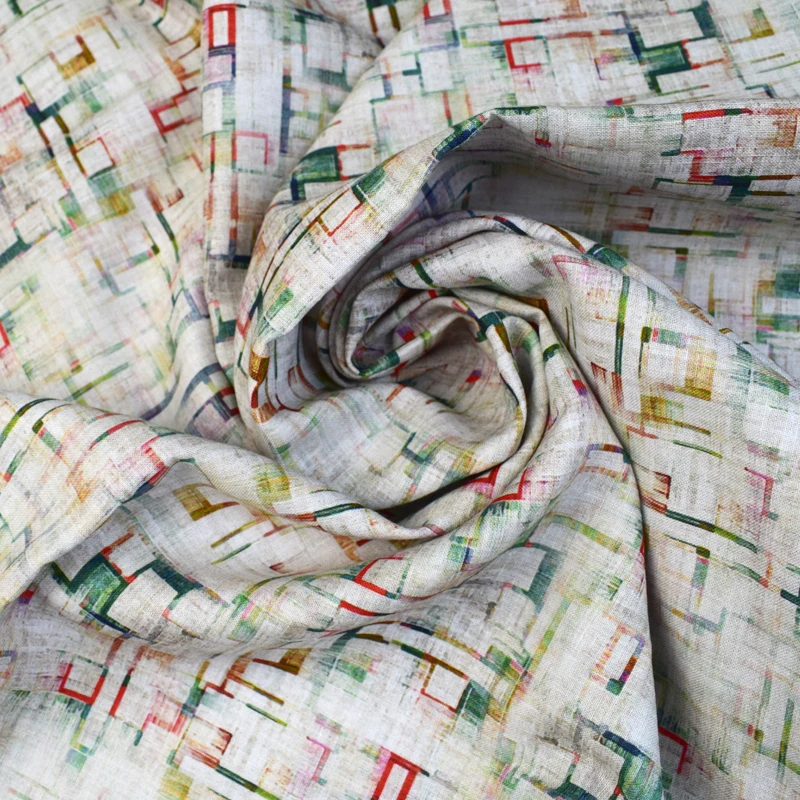 
Manufacturers Wholesale Cotton And Ramie For Vintage Printed Fabrics 