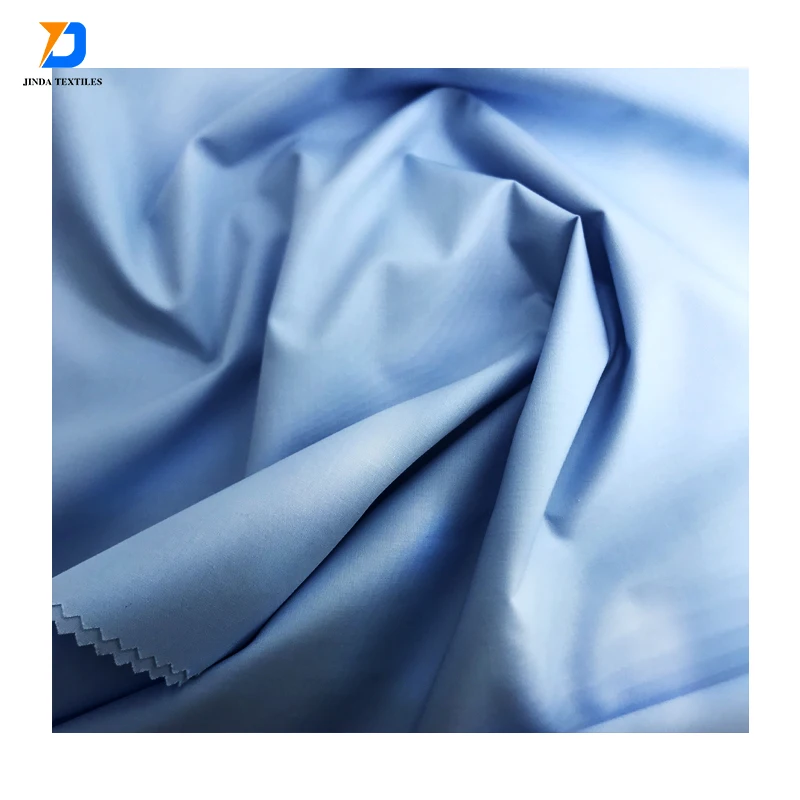 Jinda Factory Supply 230gsm Plain Dyed Polyester Cotton TC CVC Drill Fabric For Pants Work Wear