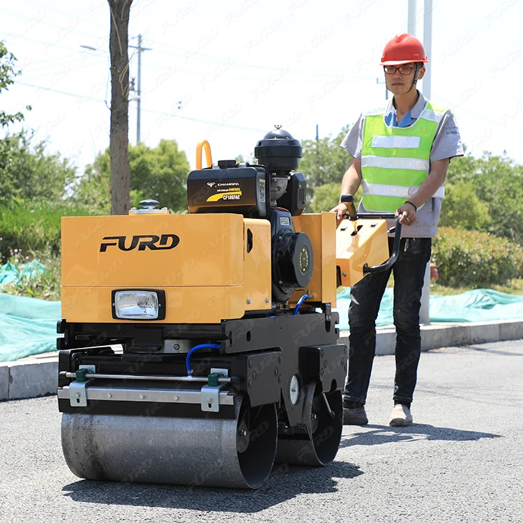 800kg Industrial compactor machine hydraulic vibrating road roller with best-selling global