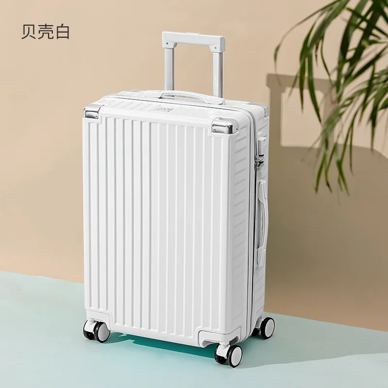vintage style abs travel luggage set cabin size 20inch boarding suitcase abs carry on luggage abs suitcase 3 pcs travel trolley