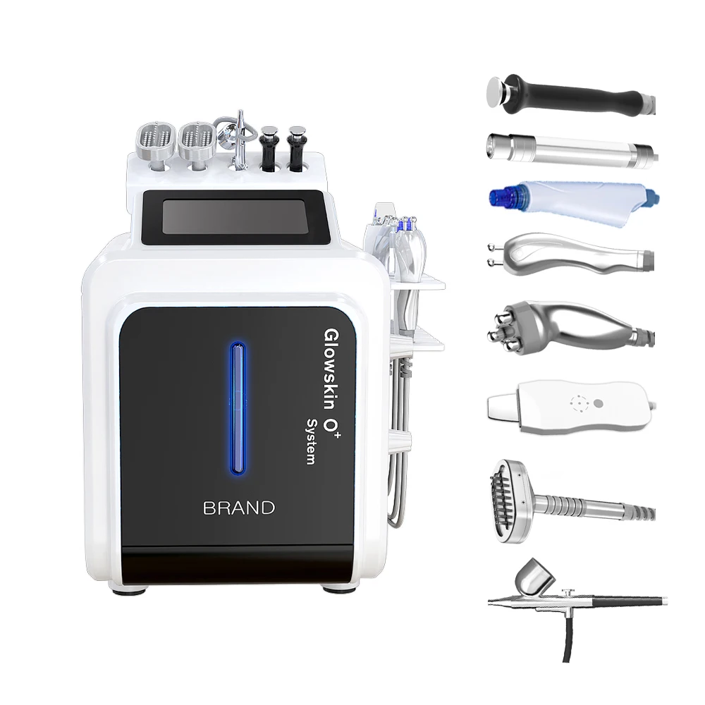 8 In 1 Diamond Peeling And Hydrofacials Water Jet Aqua Facial Hydra Dermabrasion Machine