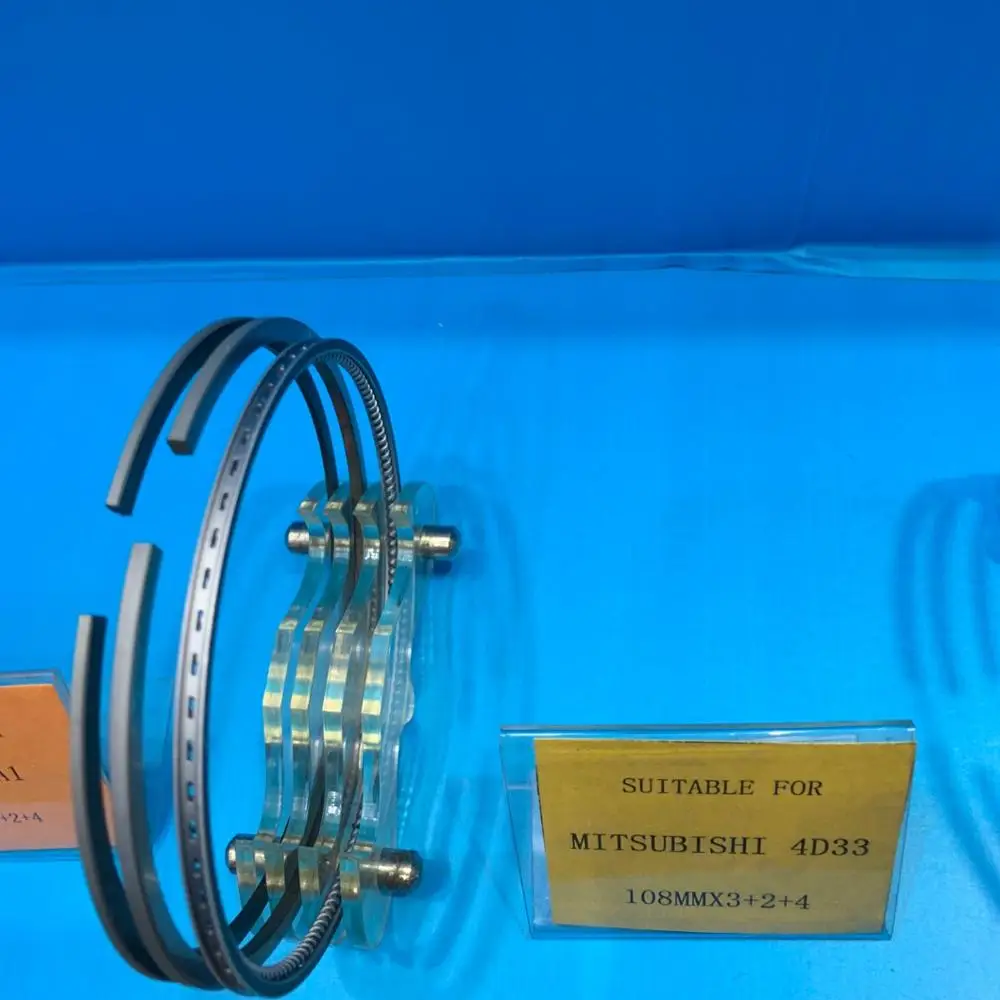 Piston rings for 4D33