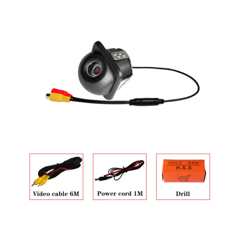 Car Reverse Camera HD Night Vision Rear View Camera 170 Wide Angle Backup Parking Camcorder Highly Waterproof Reversing Monitor