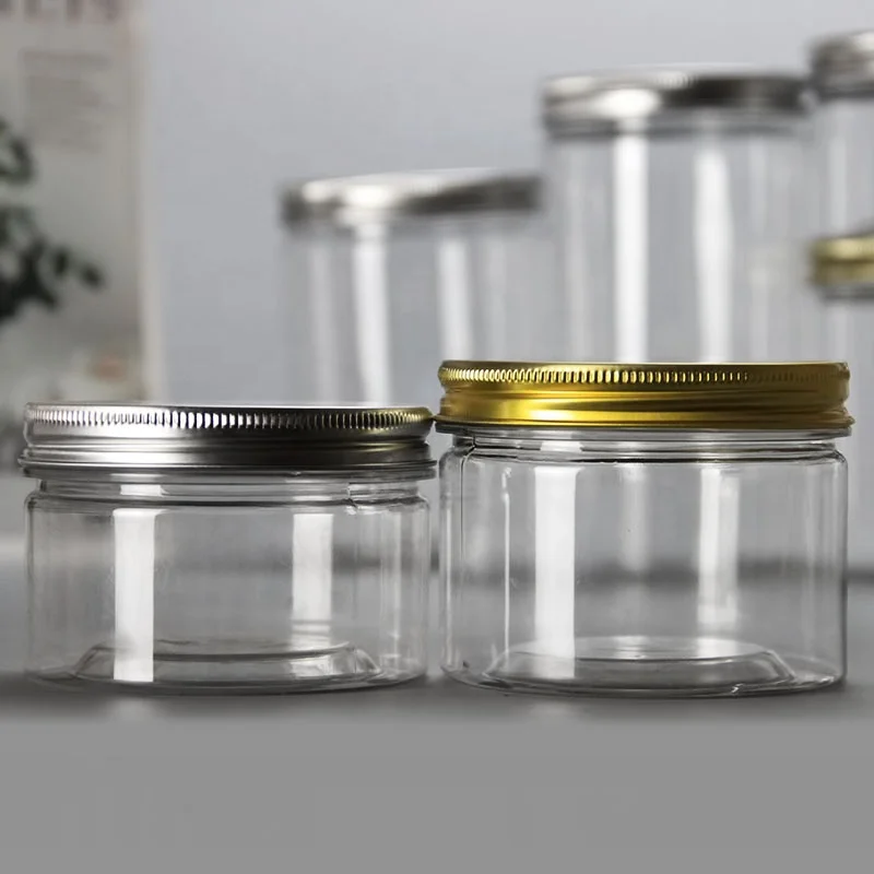 Cosmetics Storage Container Direct Sale Plastic Honey Cookie Food Jar With Lid