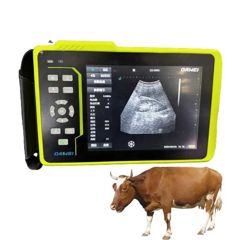 Dawei Veterinary Abdominal Cattle Back Fat Ultrasonido Vet Ultrasound Dawei Sheep Sonar Scanners