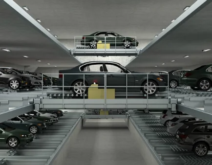 Full Automatic Car Stack Parking System Automatic Vertical Storage Equipment
