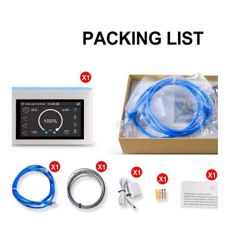 LEDILAND Smart WiFi Controlled 12V LED Grow Light PMW Master Lighting 0-10V Dimmers Wireless Remote Control RF Connection Mode