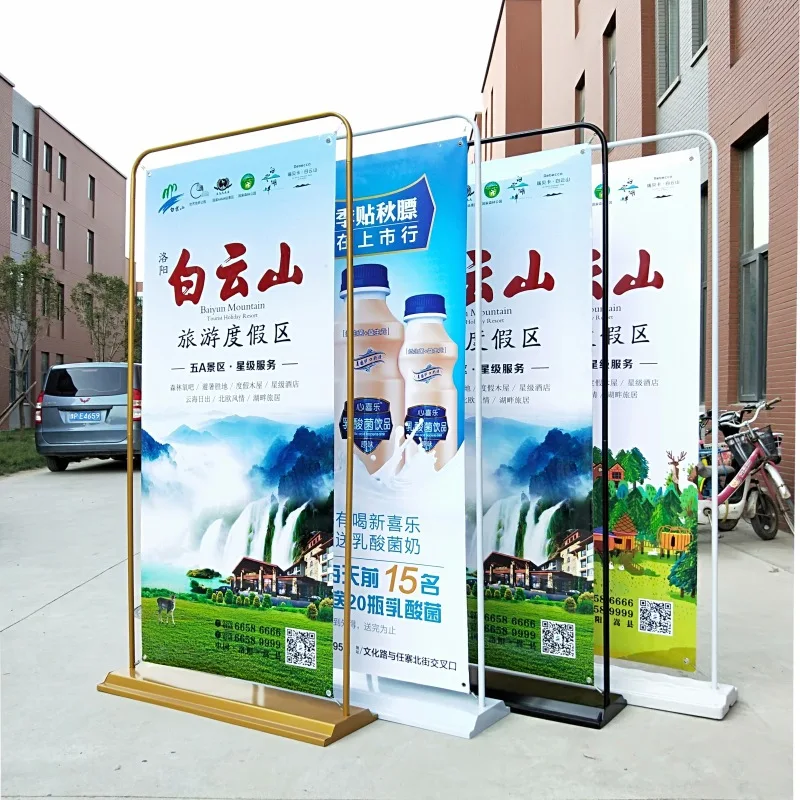 
Retractable Pull up Display Stand Roll up Banner aluminum roll up stand Outdoor Metal display stand 