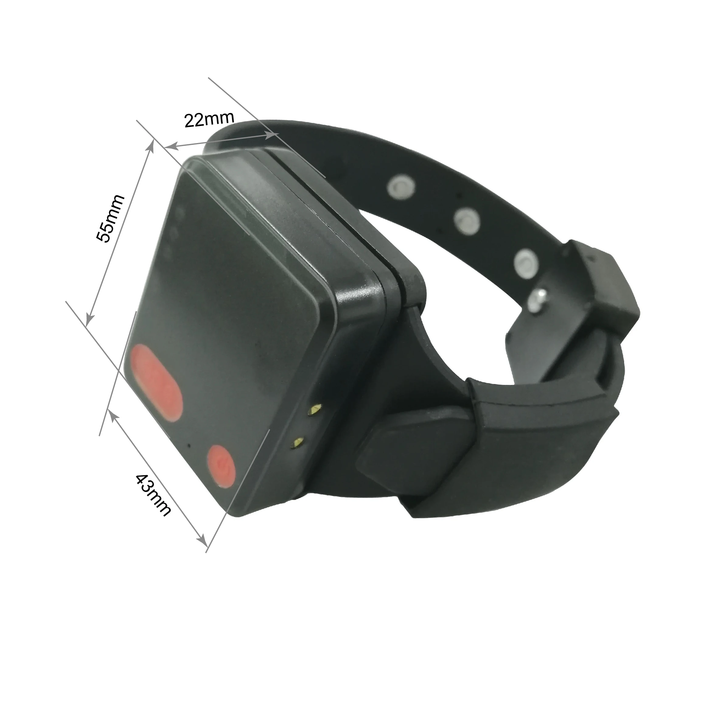 GPS Wrist Tracker MT-60X with SOS Emergency Calling and Metal Strong Bracelet Prisoner Tracker