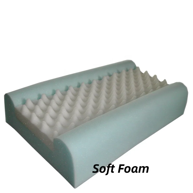 High Quality Square Ergonomics Design Sleeping Pillow Head And Neck Support Soft Foam Memory Foam Pillow