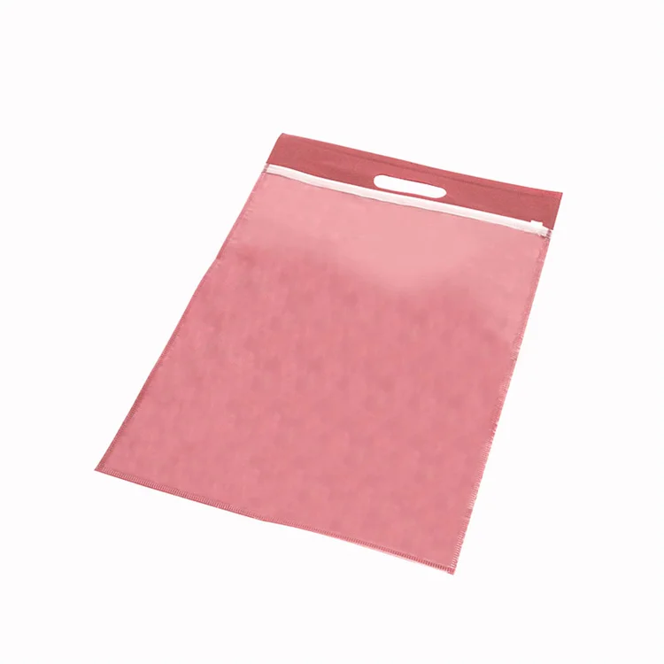 Eco Friendly Colorful Waterproof Custom Die Cut Gift Non Woven Shopping Bag For Packaging