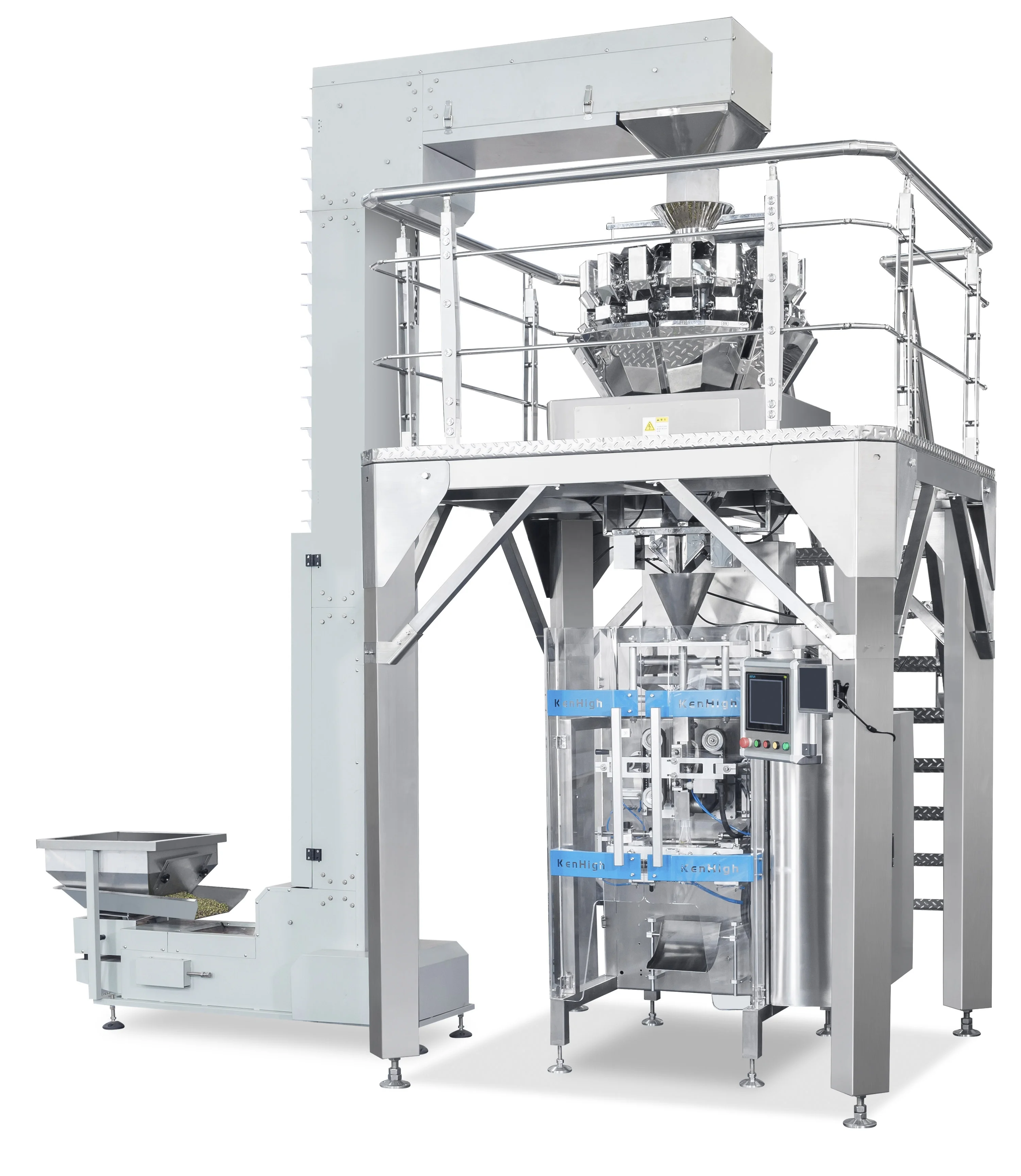 Automatic Continuous Motion VFFS 150 bags/min Crackers Beans Candy Cereals Pill Tablet Packing Machines Line