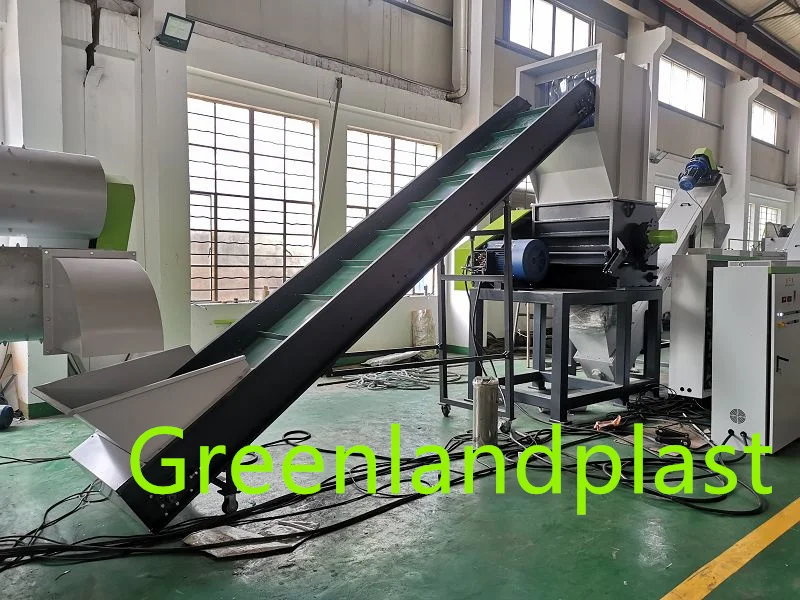 Greenlandplast pet flakes washing line PET recycling hot wash tank recycle pet bottle machine