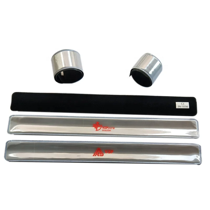 High Visibility Reflectors PVC Reflective Bands,Reflective Slap Bracelet,Reflective Wristband