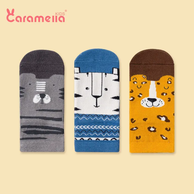
Kids Socks Japanese Cotton Blue Cat Tabi Socks 