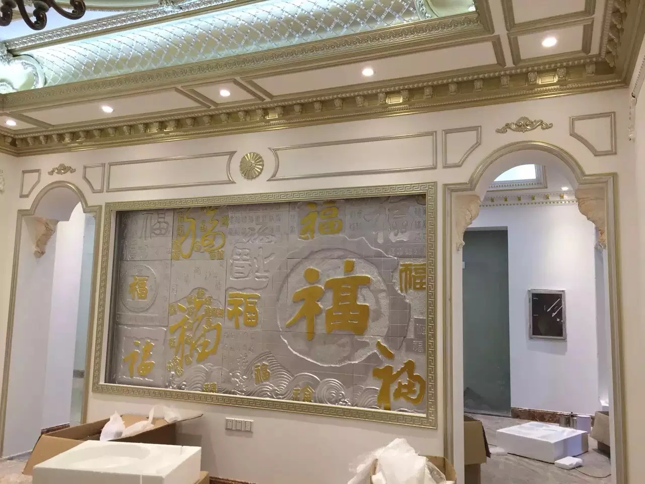Новый высококачественный полиуретановый коронный карниз из пенополиуретана