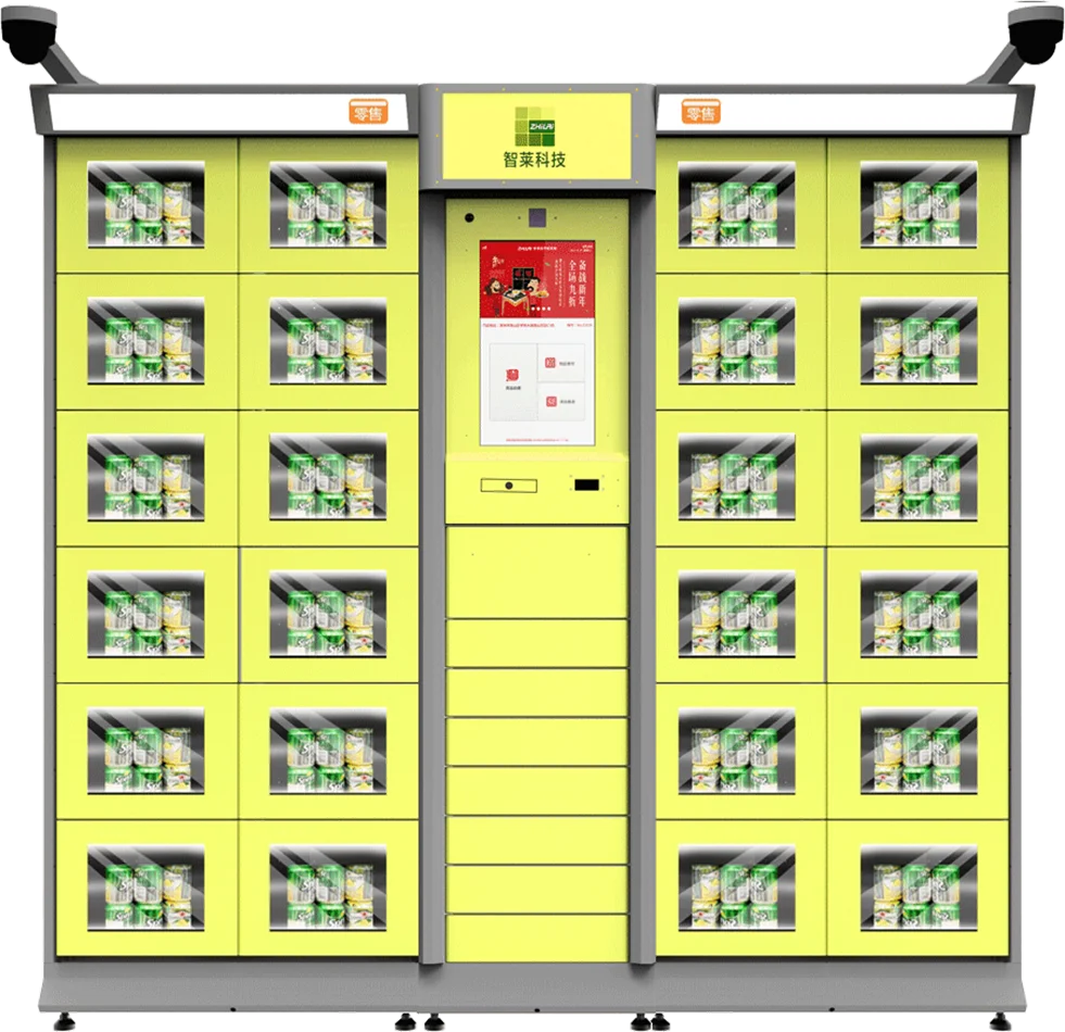 Прозрачный шкафчик для доставки посылок и депозита