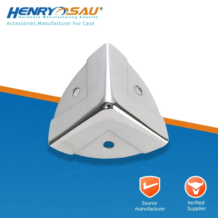 Scalloped triangle corner cabinet corners metal loudspeaker cabinet corners