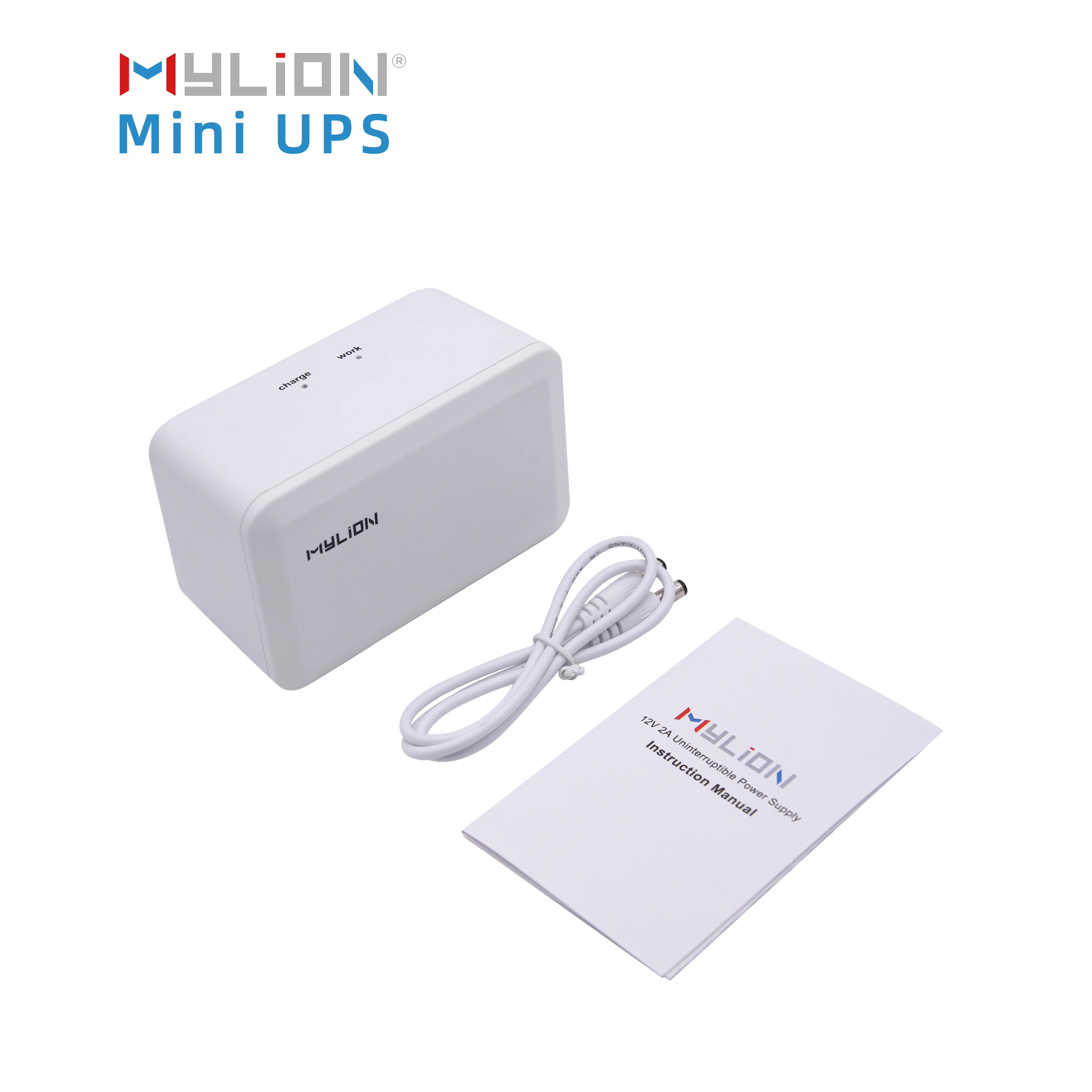 Hot selling Mylion MU68 12V 3A 44.4Wh/12000mah Mini UPS Battery backup unit for WiFi Router Security Camera Door access