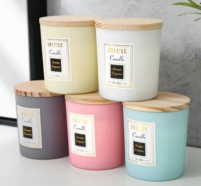 
Custom Luxury Black Jar Lid Candle 