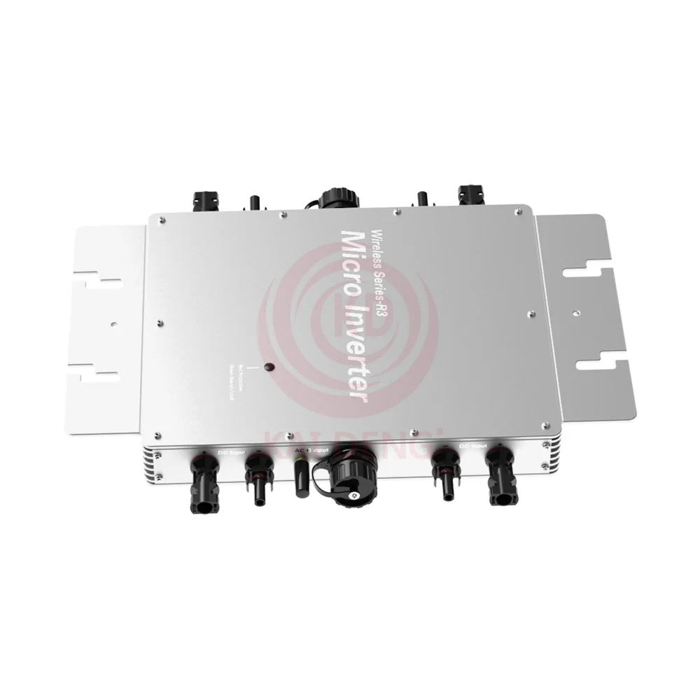 KaiDeng micro inverter2000w Grid Connected for Solar Panels Remote Monitoring with Mobile Phone 120/230V 50/60Hz DC to AC