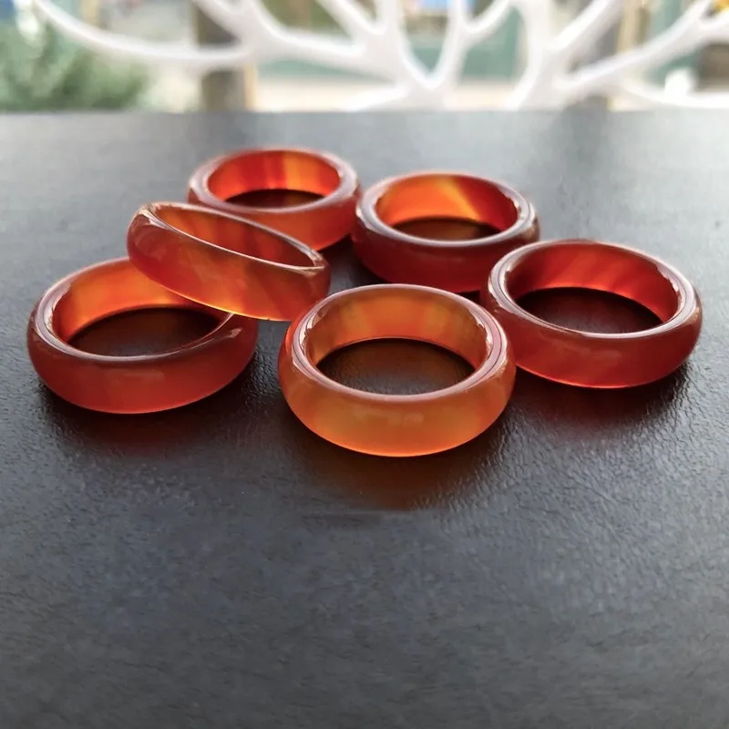 gemstone rings black onyx yellow agate green agate white agate stone ring women