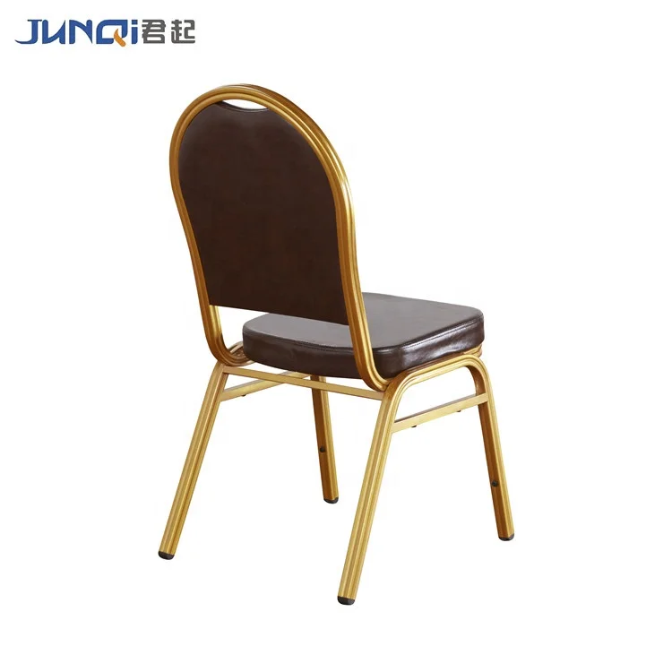 
Used low price iron steel metal round back hotel banquet dining chairs wedding event chairs 