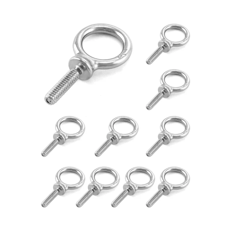 DIN580/BS4278/JIS1186 Carbon Steel HDG Lifting Eyebolts Eye Bolt Stainless Steel 316 Eye Bolt M12 Ss304