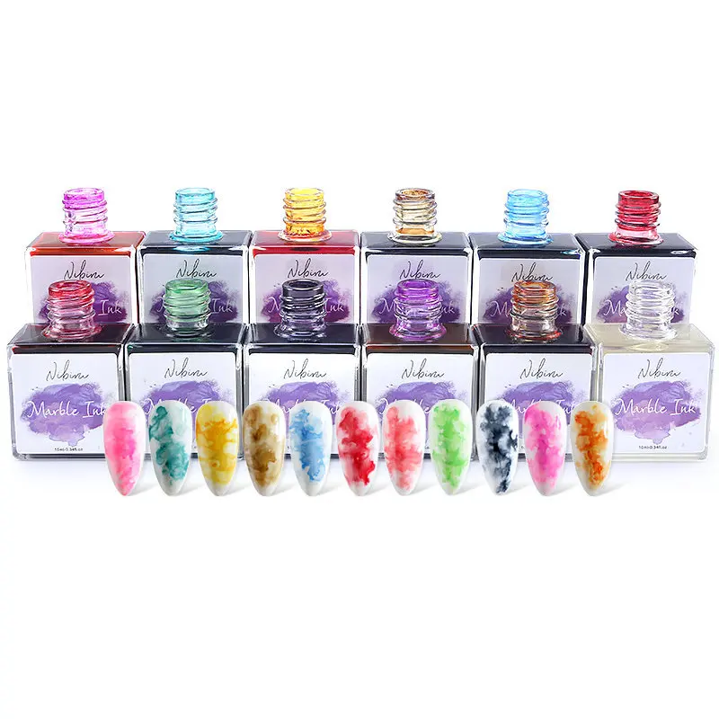 Nail Gel Manufacturer watercolor lnk nail polish blooming gel nail lnk blending liquid gel polish set