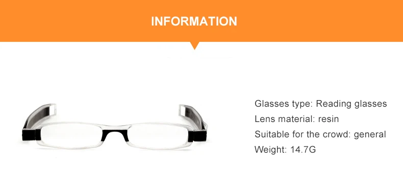 360 Degree Rotation Folding Reading Glasses Diopter Men Women Foldable Presbyopic Reading Glasses 1.0 1.5 2.0 2.5 3.0 3.5 4.0