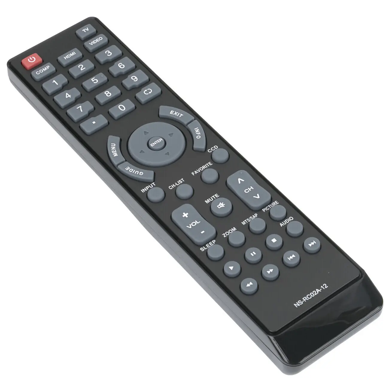 GAXEVER Replaced TV Remote Control NS-RC02A-12 fit for Insignia LCD LED TV NS-15E720A12 NS-19E450A11 NS-22E730A12