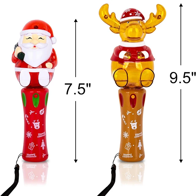 Light up spinning toys  christmas toys snowman santa claus christmas tree moose christmas gifts for kids toys