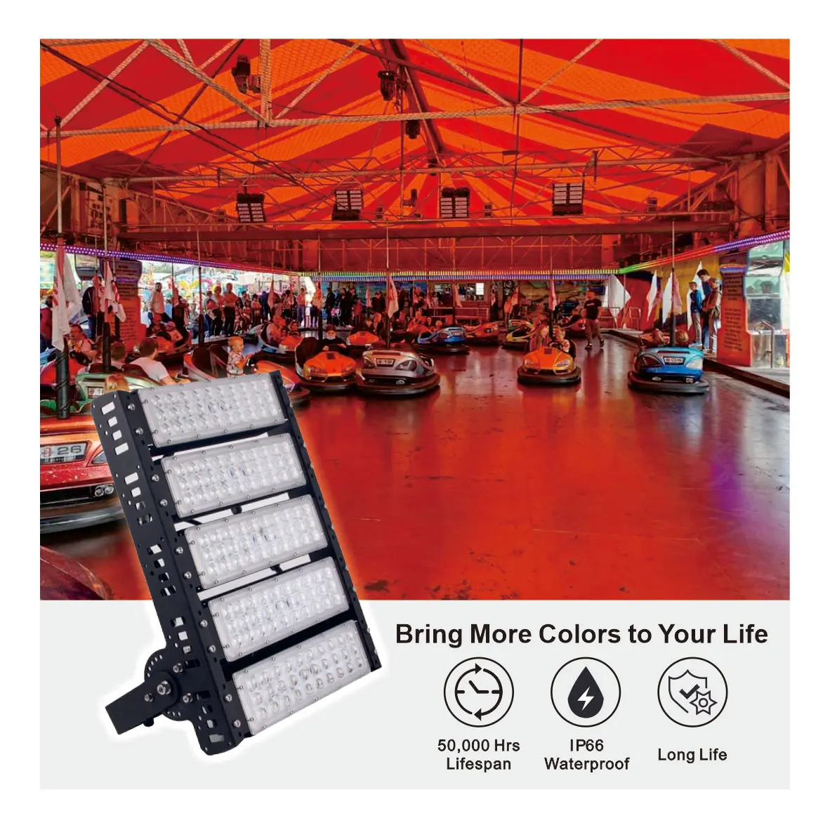 Aglare Meanwell driver IP66 dmx 250w rgb led flood light with outdoor flood light