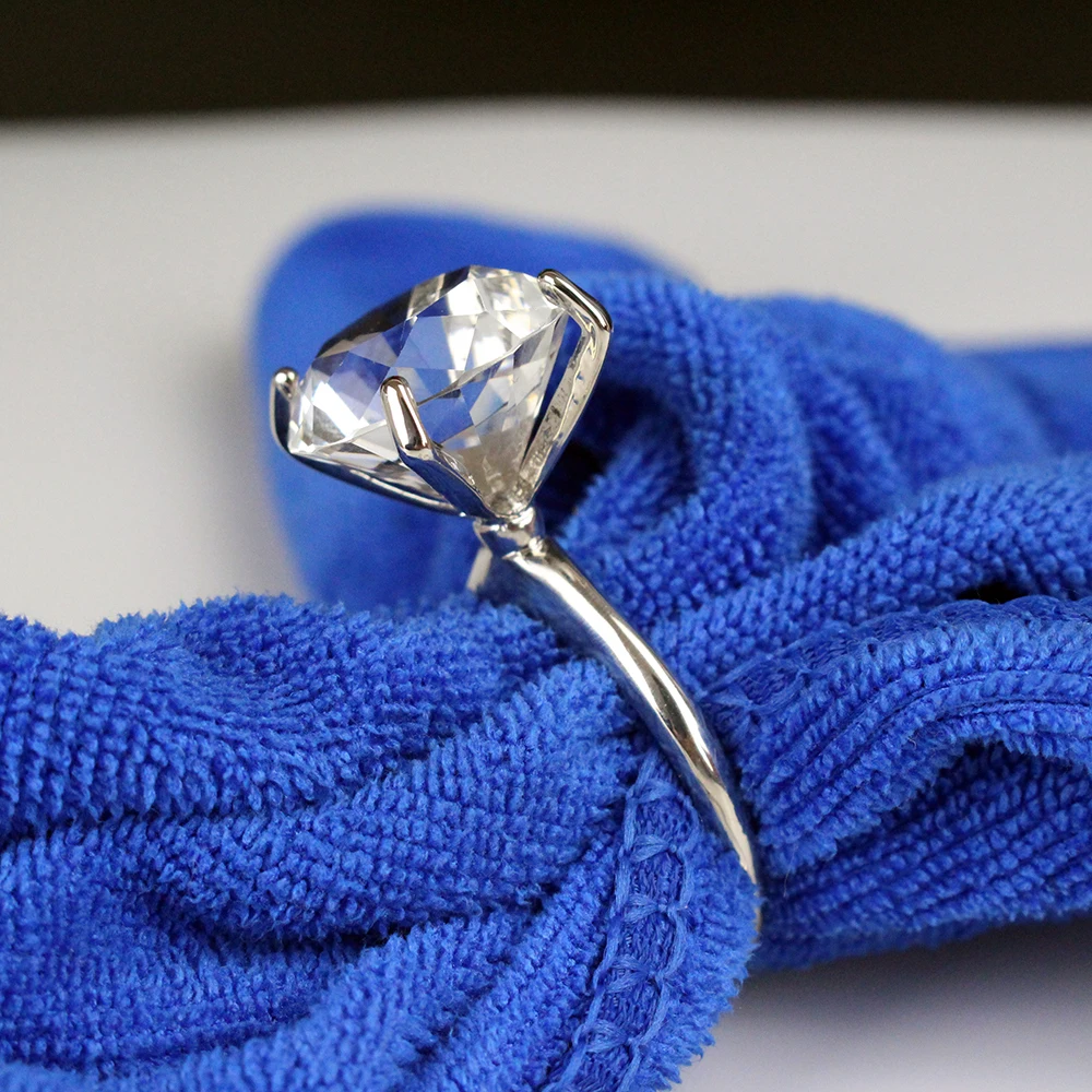 Лидер продаж кольцо со сверкающими бриллиантами Хрустальный держатель для салфеток украшение свадебного банкета вечеринки обеденного стола