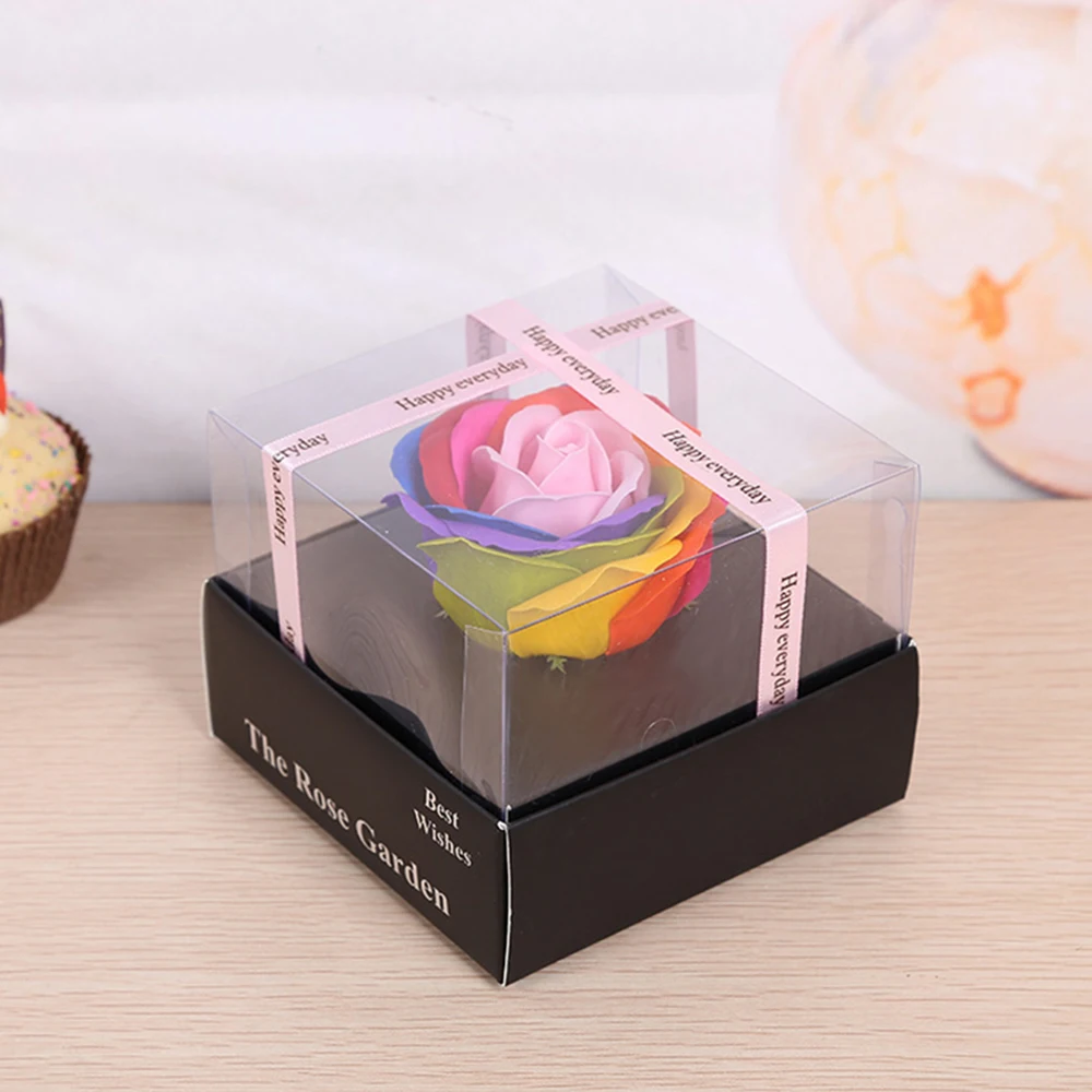 
Hotsale High Quality Artificial Soap Flower with Gift Box Best for Women Anniversary Christmas Valentines Gift 