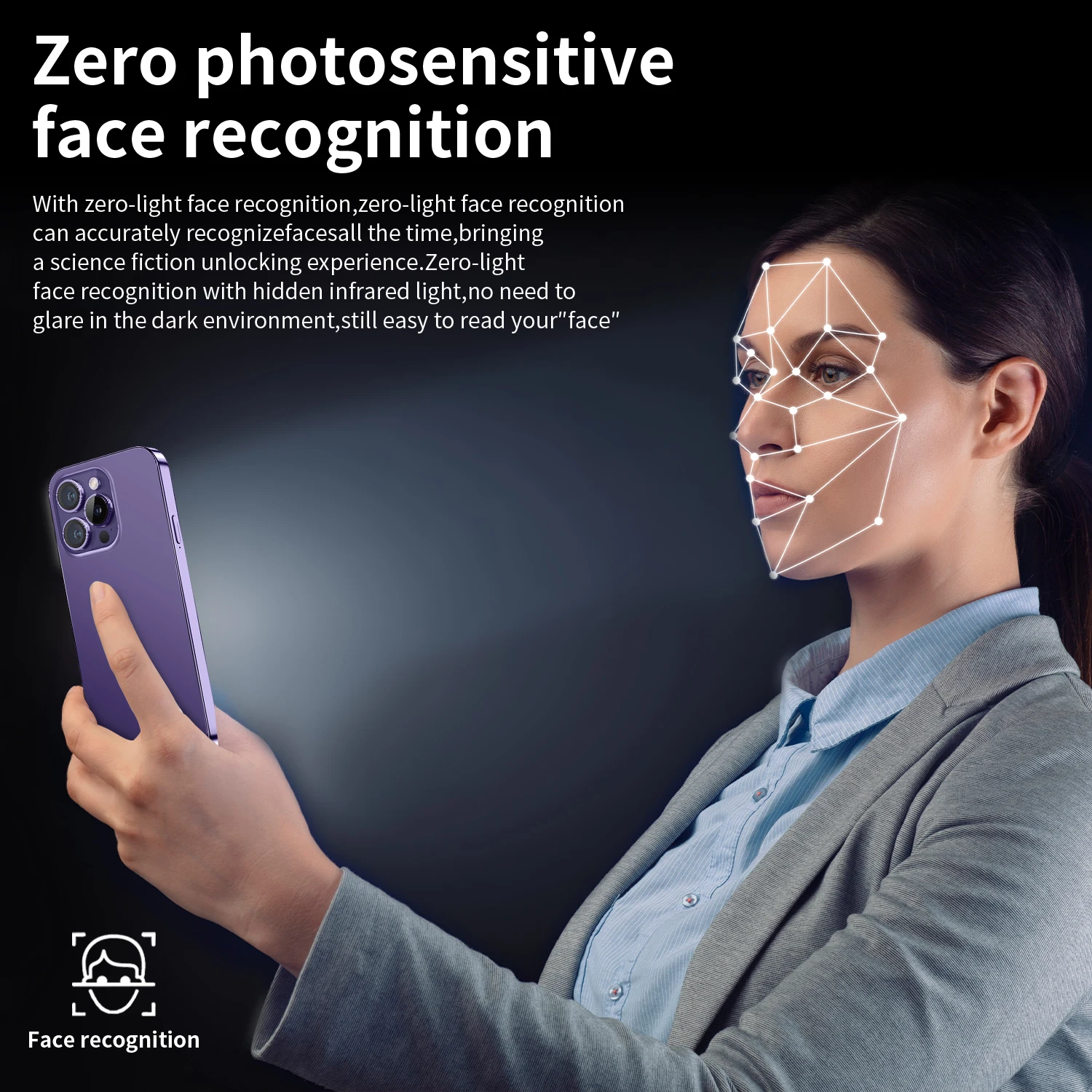 Global Version Original i14 Pro Max 6.7 inch Android Smartphones 16GB+512GB Touch Screen Phone 10-Core 5G LET Cellphones Smartph