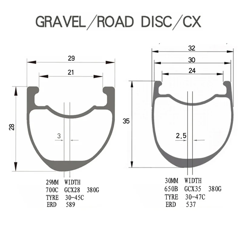 2020 New Carbon Wheelset 28/35mm tubular Surface Center Lock Road Bike Clincher Carbon Wheels of factory Free shipping