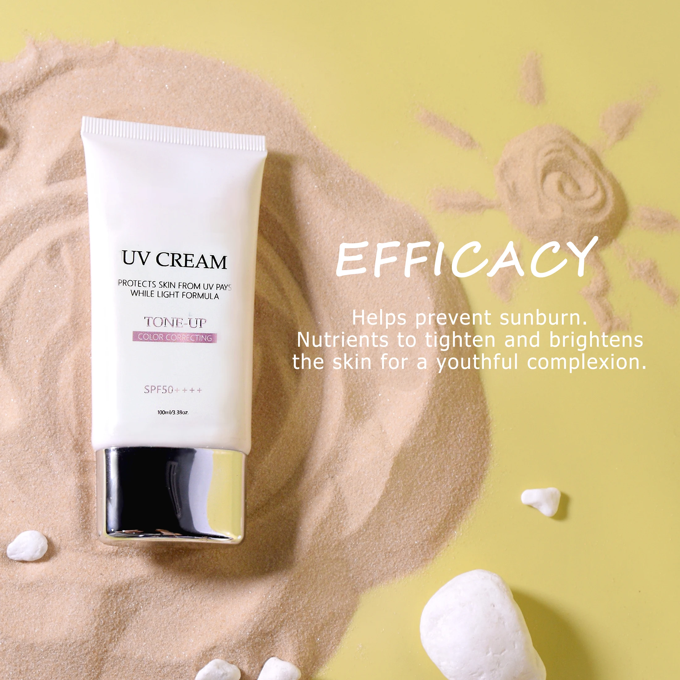 Best Result Anti UVA UVB Glow Primer Sunscreen Soothing Water Resistant Tone Up Sunscreen For All Skin Types