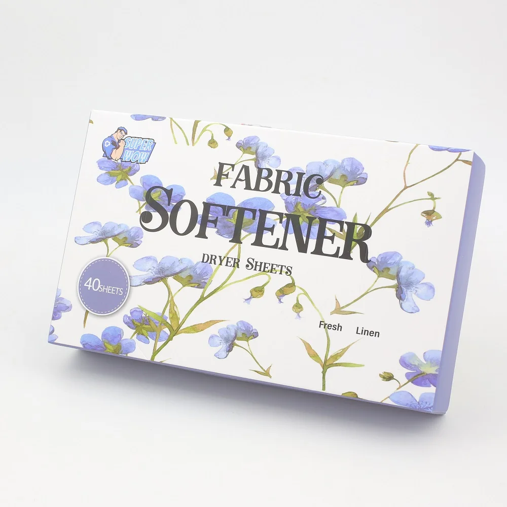 Best Clothes Laundry Dryer Fabric Softener Sheets Fresh Scent Long-lasting Non-Toxic Tumble Dryer Sheet