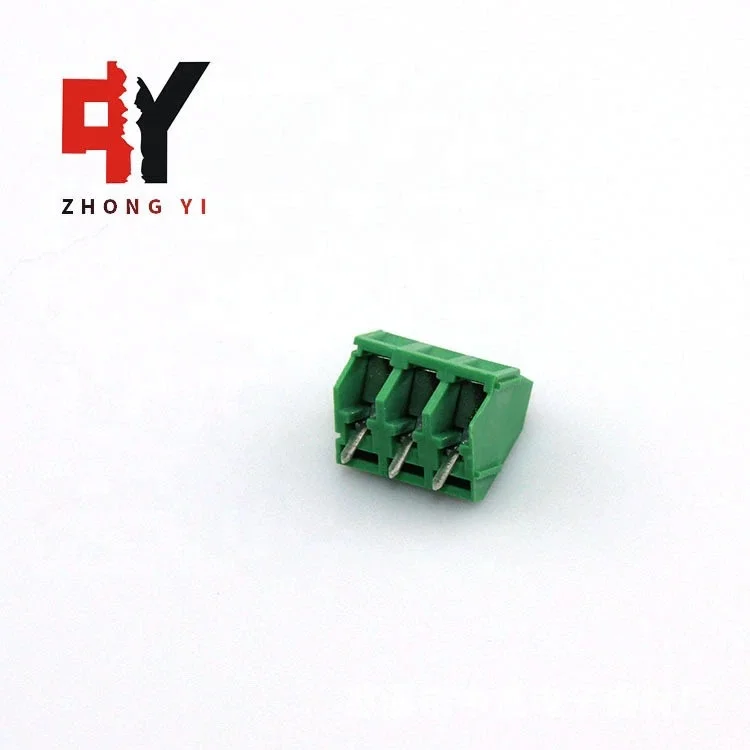 2022 new 2 pin 3 pin HQ103 5.0mm pitch electric screw type pcb terminal block connector