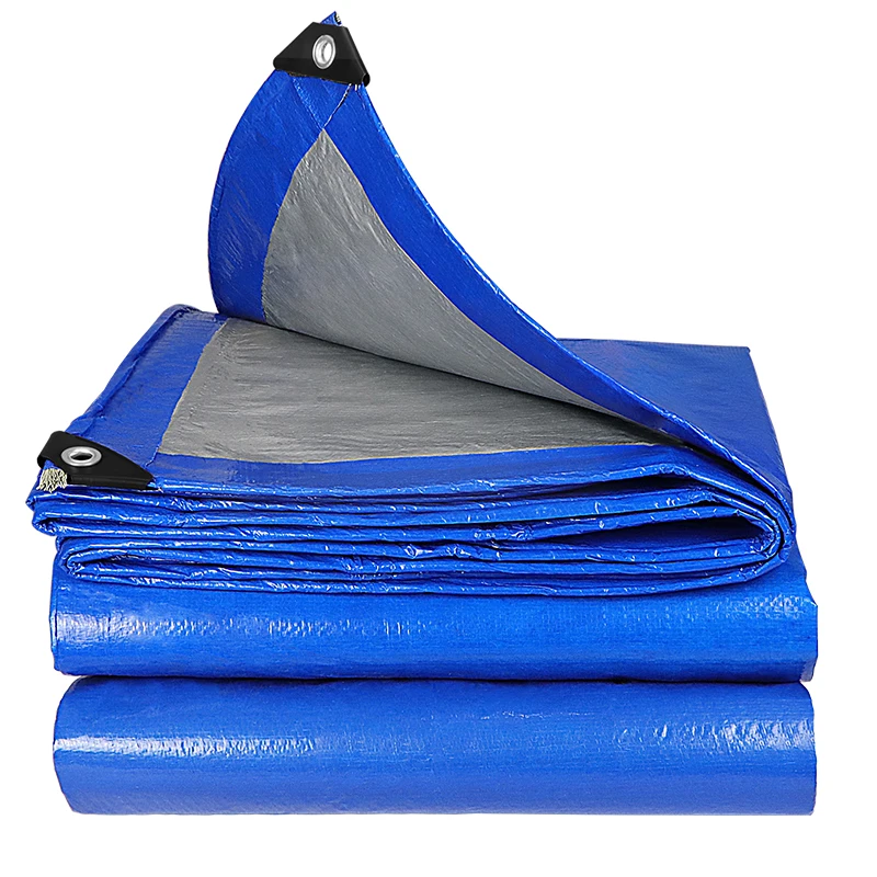 rain PE sun protection plastic cover water tank storage white canvas car proof canvas drop cloth fabric shade tarpaulin